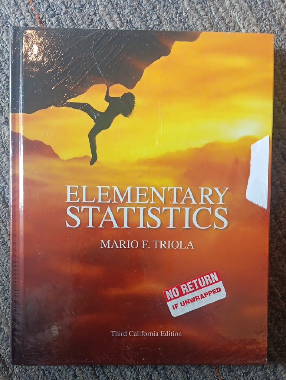 Pearson Elementary Statistics Textbook - New Sealed